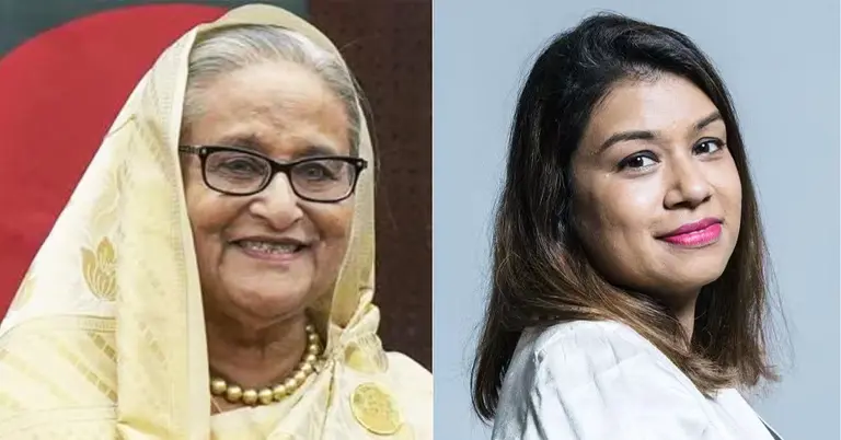 শেখ হাসিনা ও টিউলিপ রিজওয়ানা সিদ্দিক